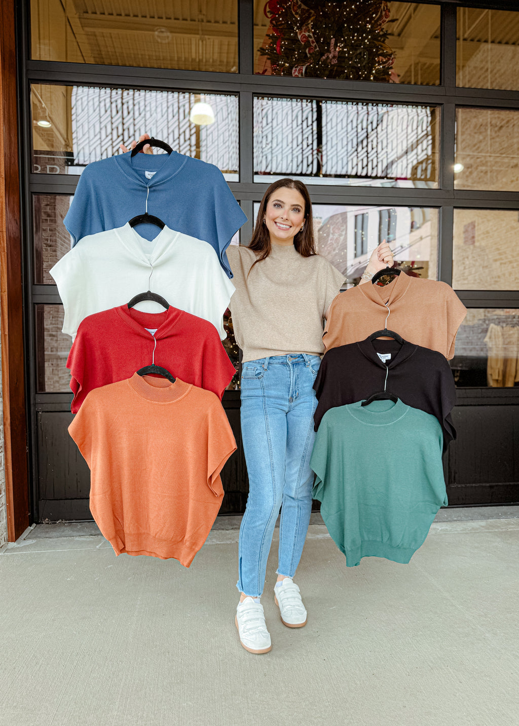 Marina Mock Neck Top