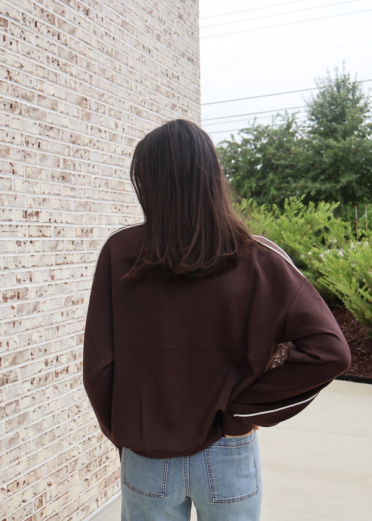 Scuba Mock Neck Top