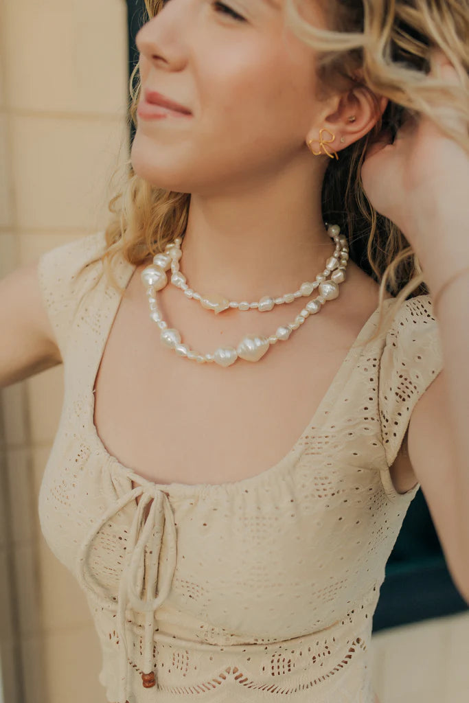 Neely Pearl Layered Necklace