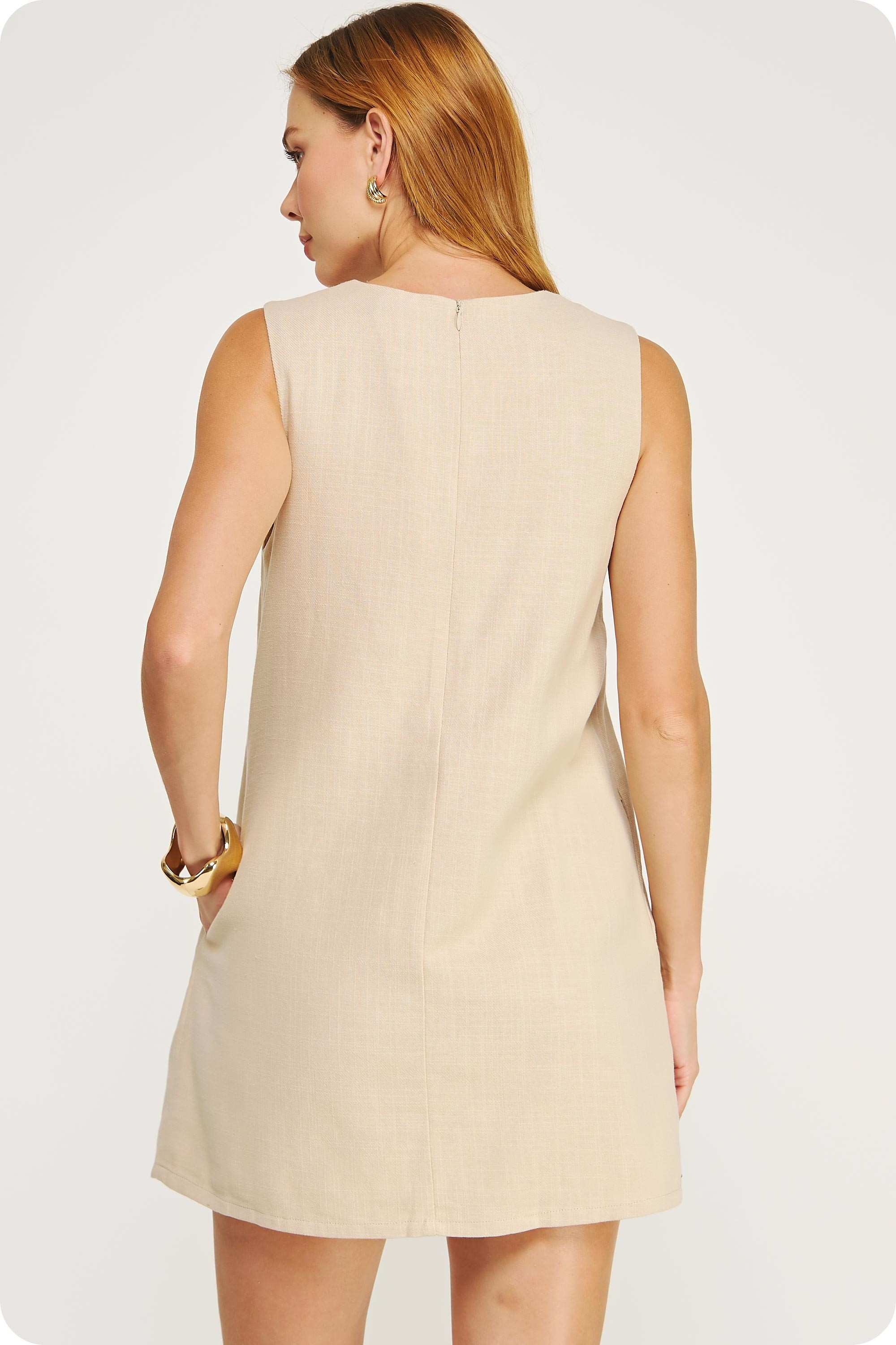 Aurora Wave Color Block Dress