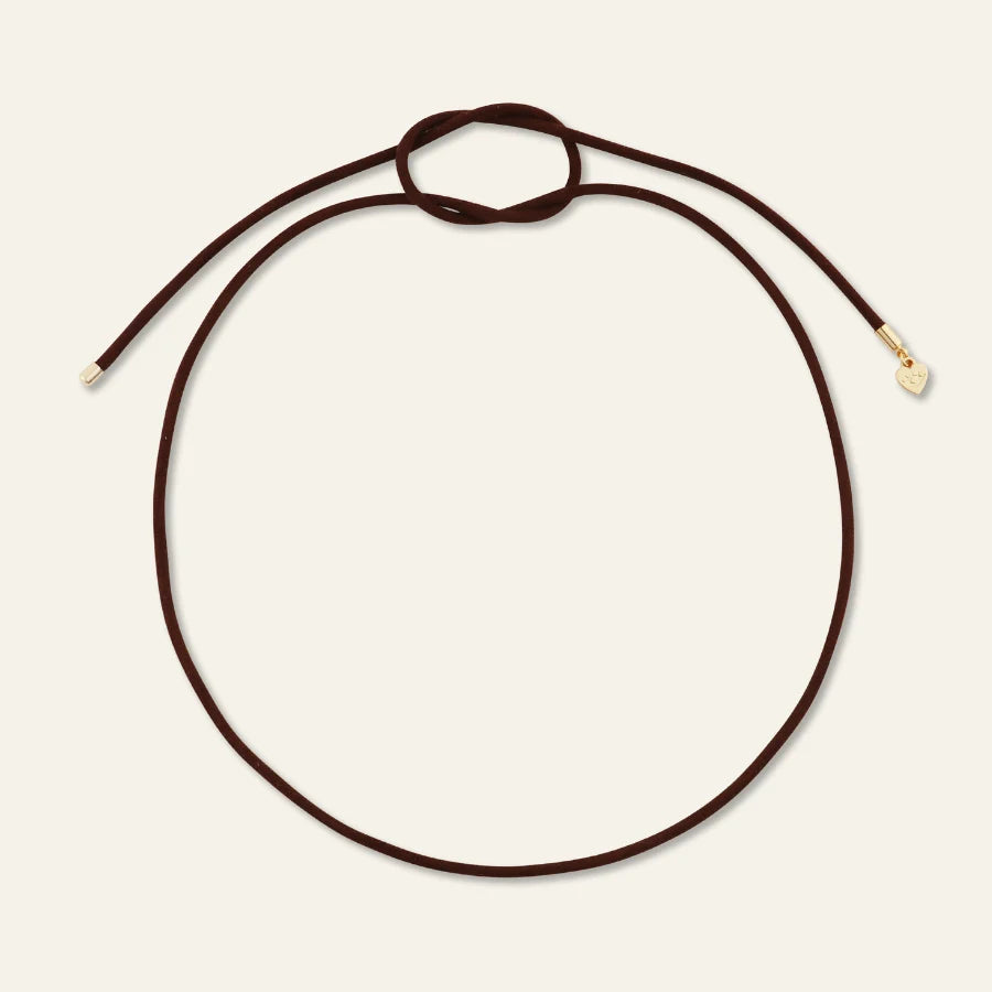 Brown Suede Necklace Cord