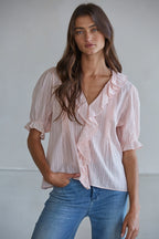 Henry Ruffle Blouse