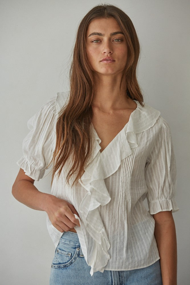 Henry Ruffle Blouse