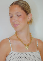 Accented Crystal Heart Necklace