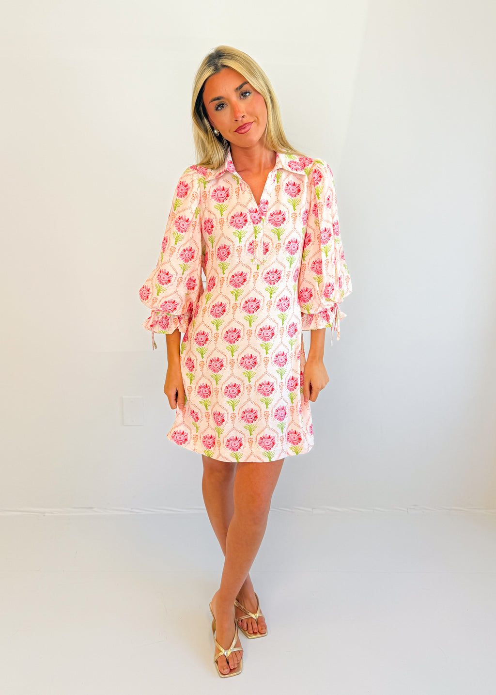 Naomi Relaxed Sleeve Mini Dress