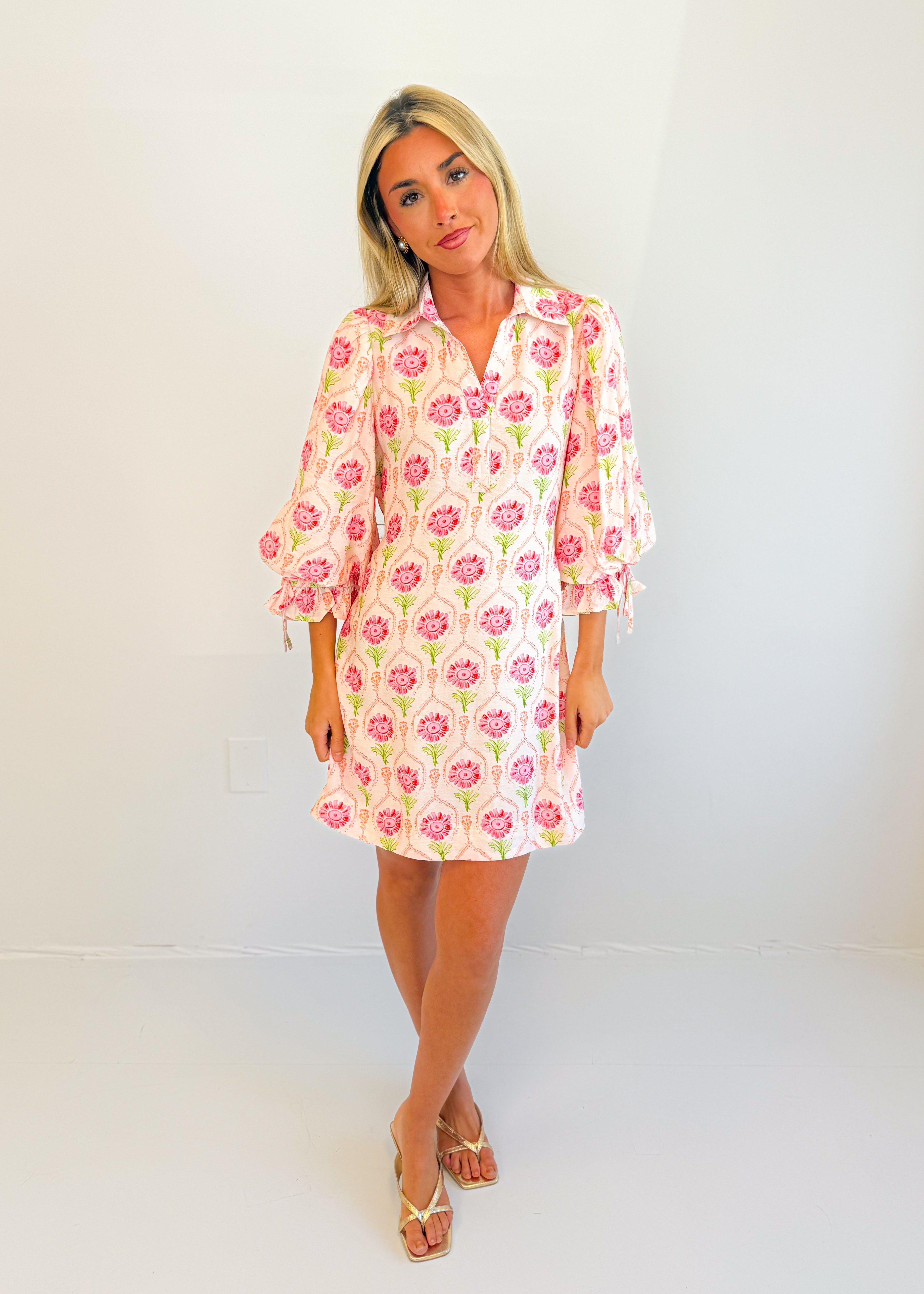 Naomi Relaxed Sleeve Mini Dress