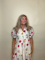 Vivienne Wildflower Midi Dress