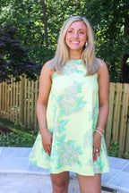 Savannah Hydrangea Swing Dress