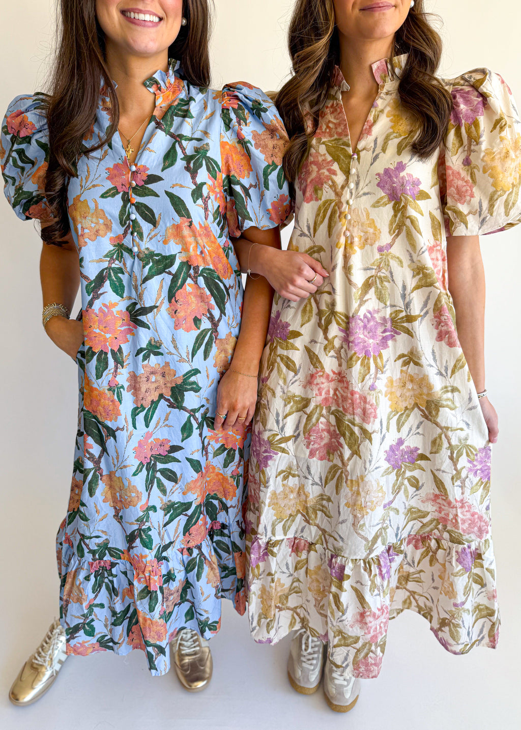 Bloomfield Floral Tiered Midi Dress