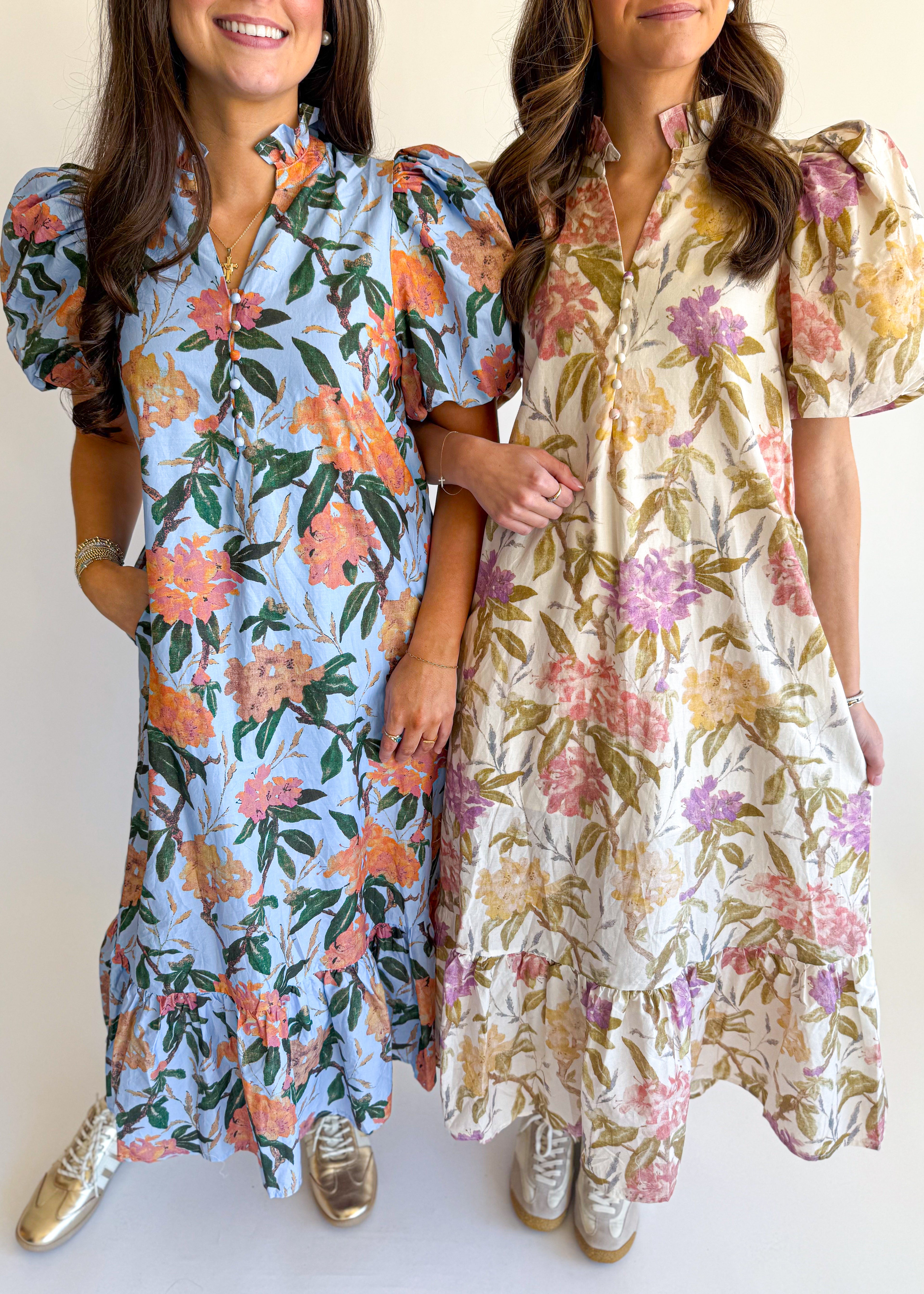 Bloomfield Floral Tiered Midi Dress