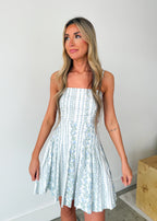 Willow Cutout Bow-Back Mini Dress
