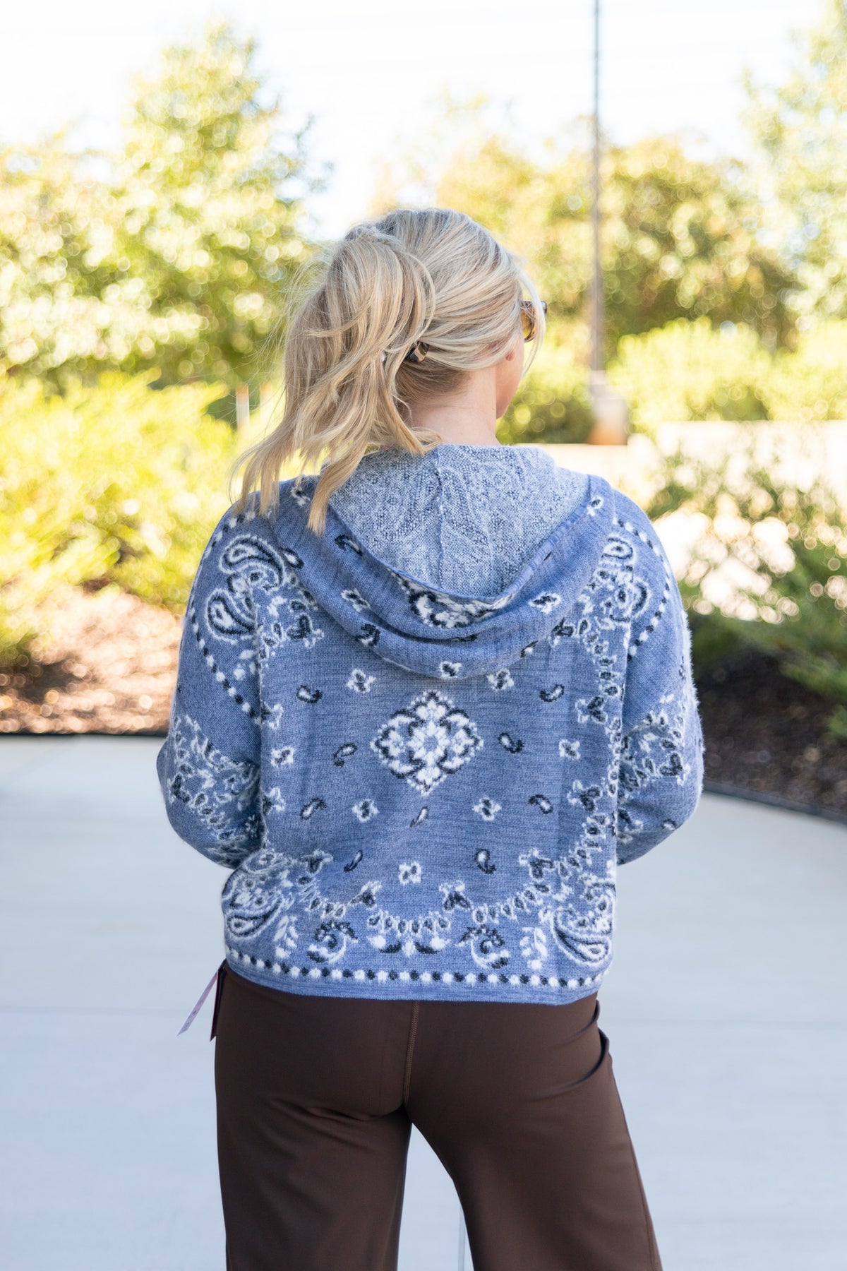 Western Skies Zip-Up Cardigan