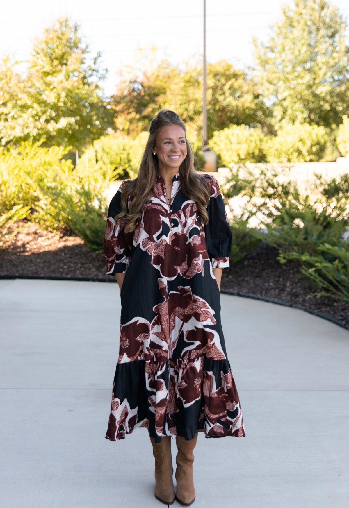 Prescott Petal Midi Dress