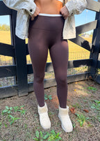 Janelle Contrast Waist Leggings