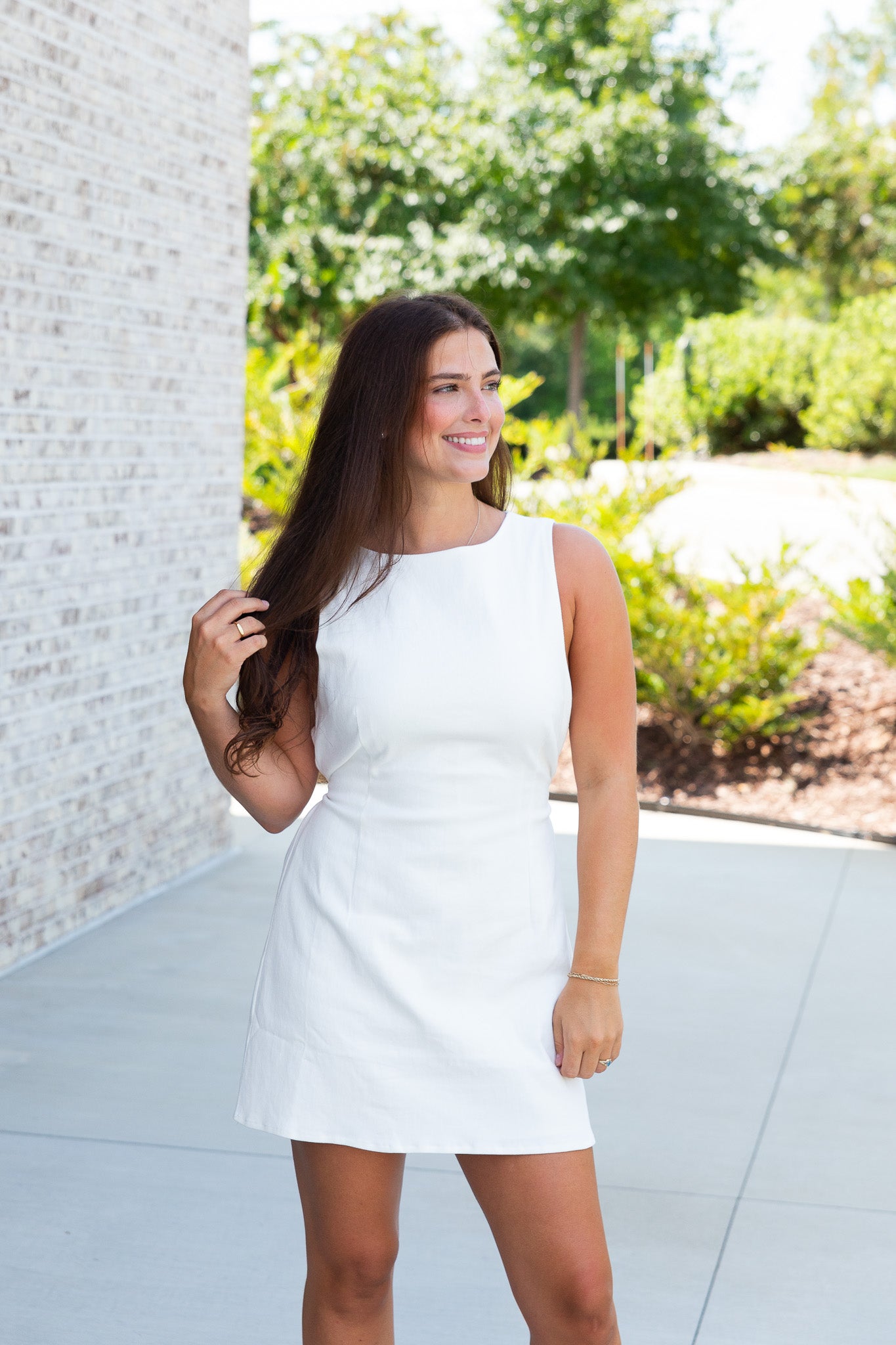 Micah High Neck Mini Dress