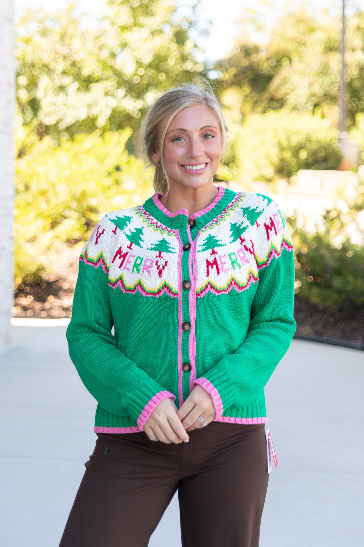 Farrah Festive Knit Cardigan