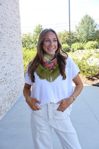 Genevieve Viscose Mock-Neck Boxy Sweater