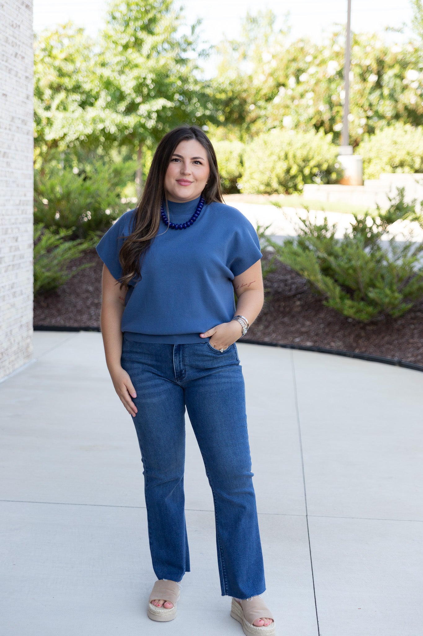 Marina Mock Neck Top