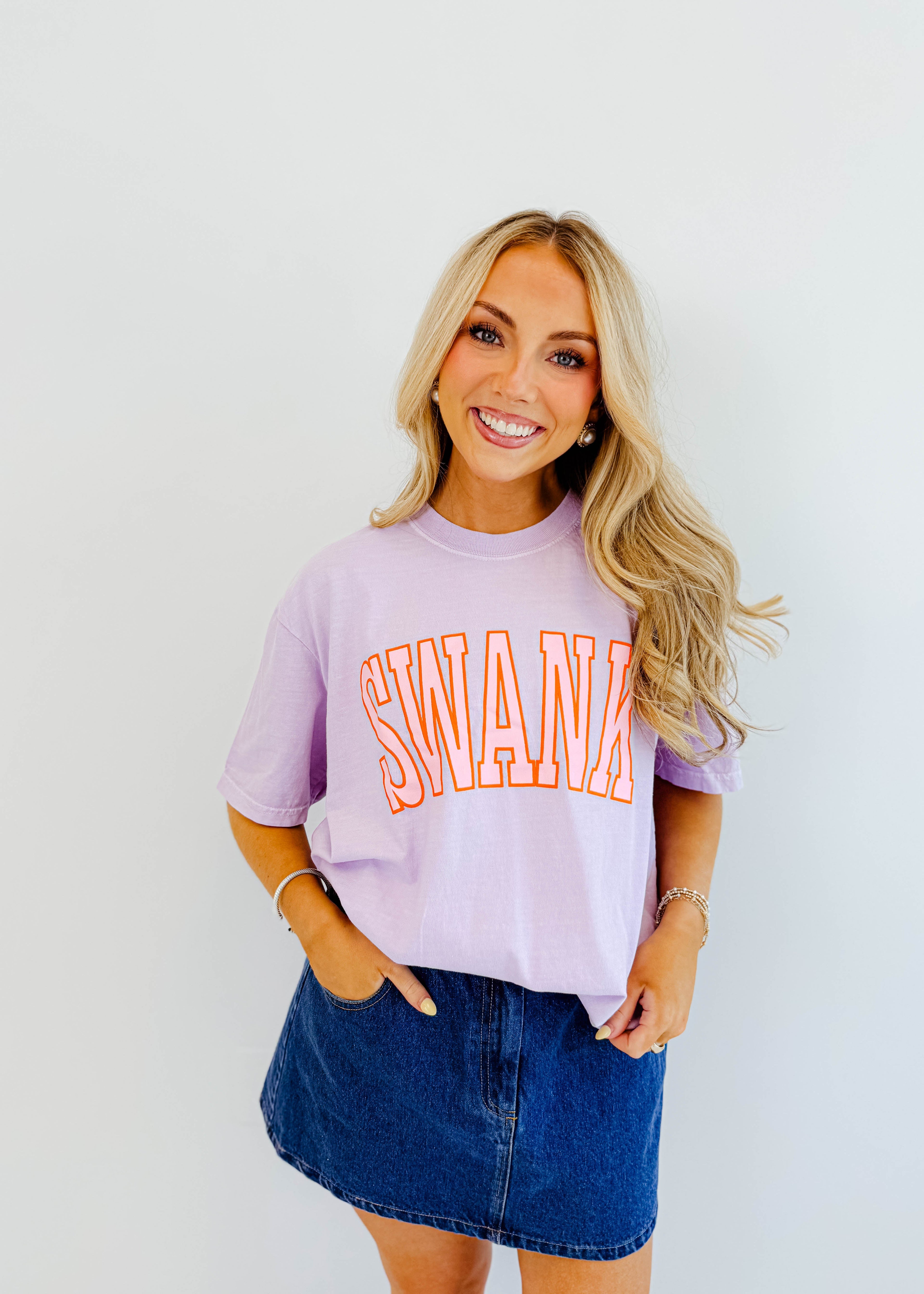 Swank Varsity Letter Tee