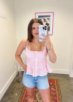 Sheree Baby Doll Spaghetti Top