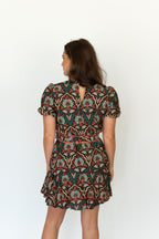 Monroe Floral Belted Mini Dress