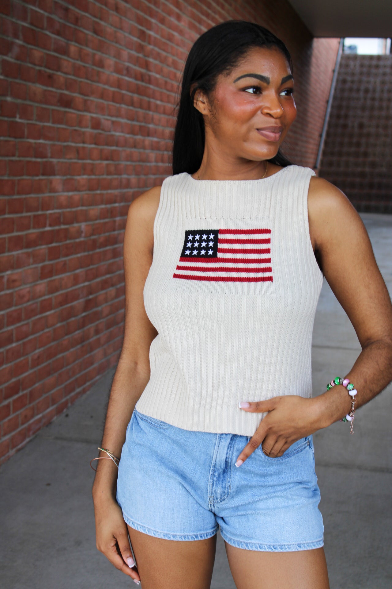Briar Flag Knit Tank