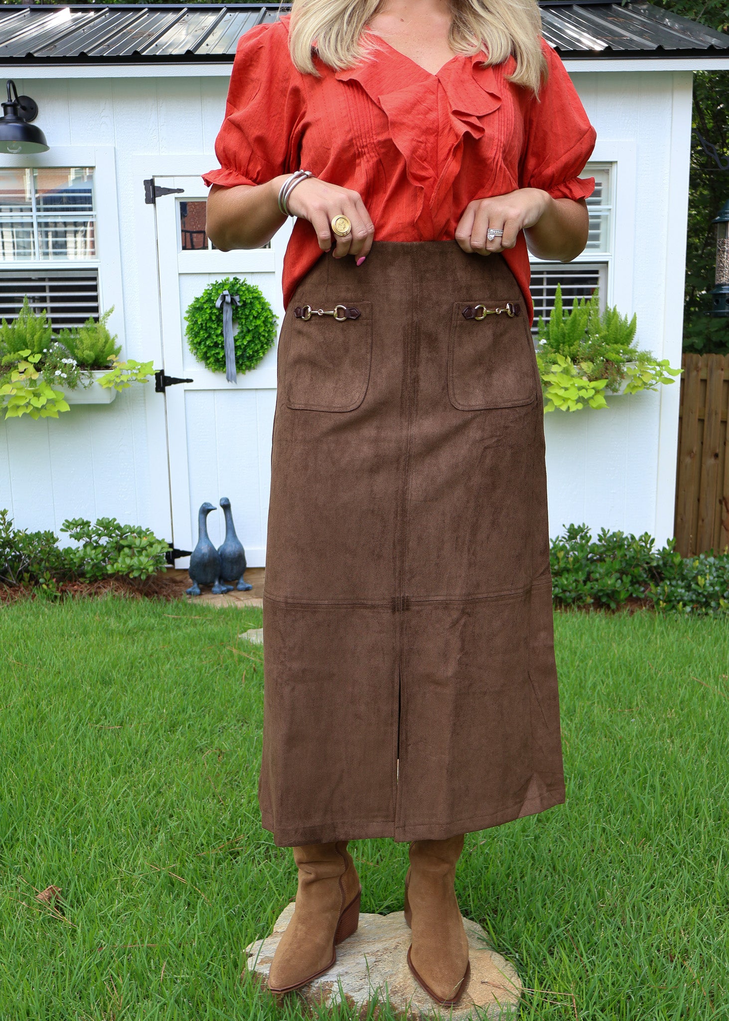 Sterling Classic Midi Skirt
