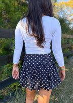 Adriana Square-Neck Crop Top