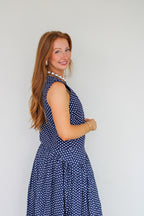 Jane Polka Dot Sleeveless Boxy Tank
