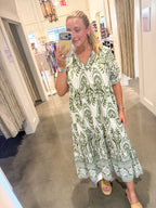 Addie Tiered Midi Dress