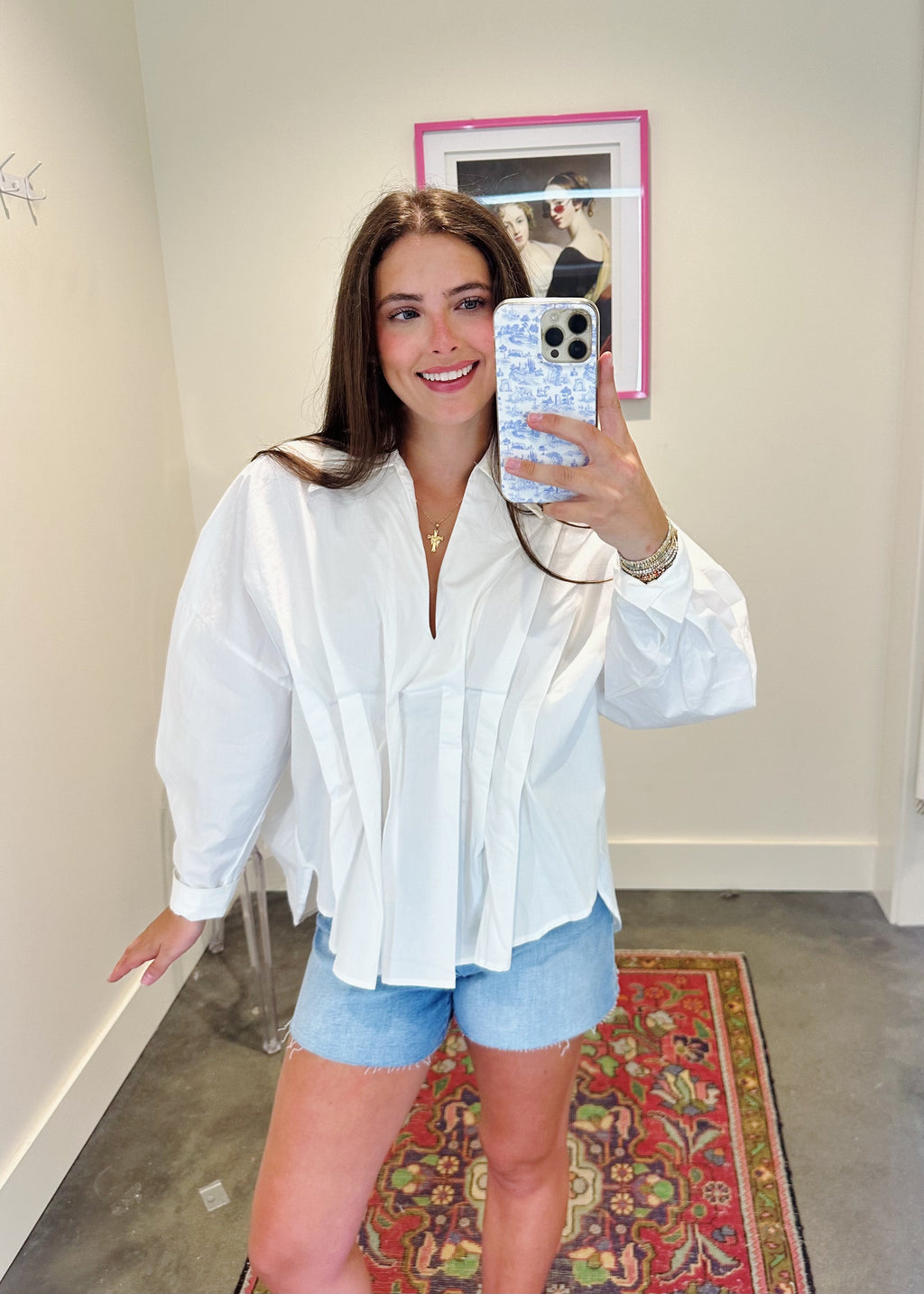 Isabel Long-sleeved Collared Shirt