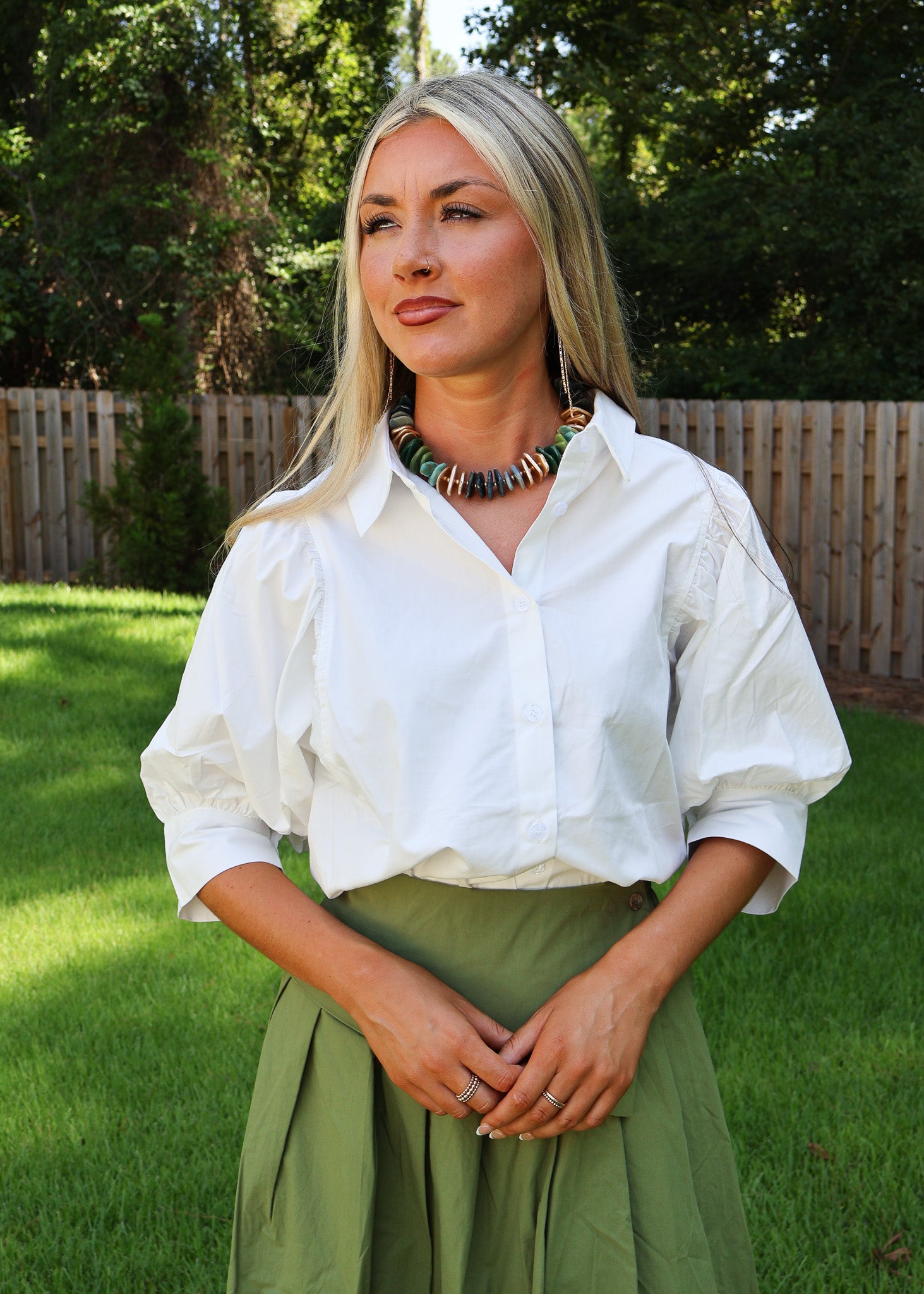 The Chloe Puff Sleeve Blouse