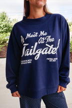 Meet Me At The Tailgate Mock Neck