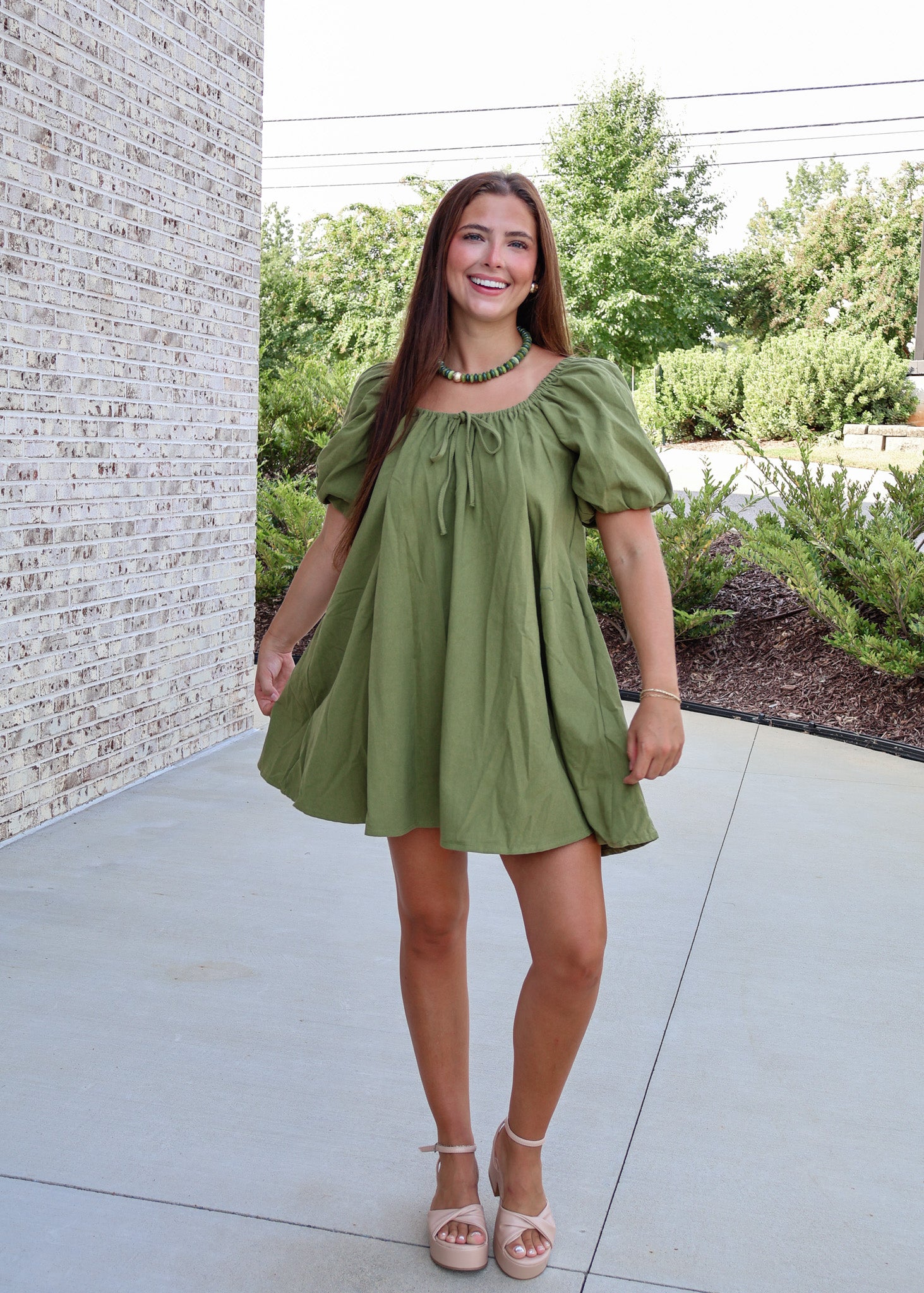 Meredith Babydoll Mini Dress