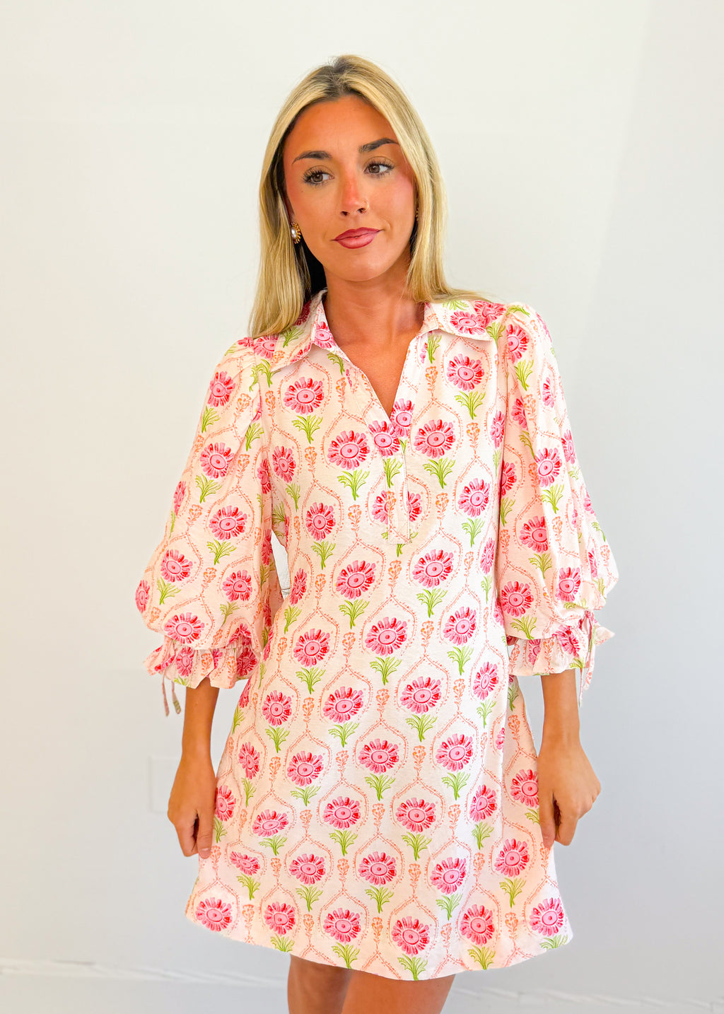 Naomi Relaxed Sleeve Mini Dress