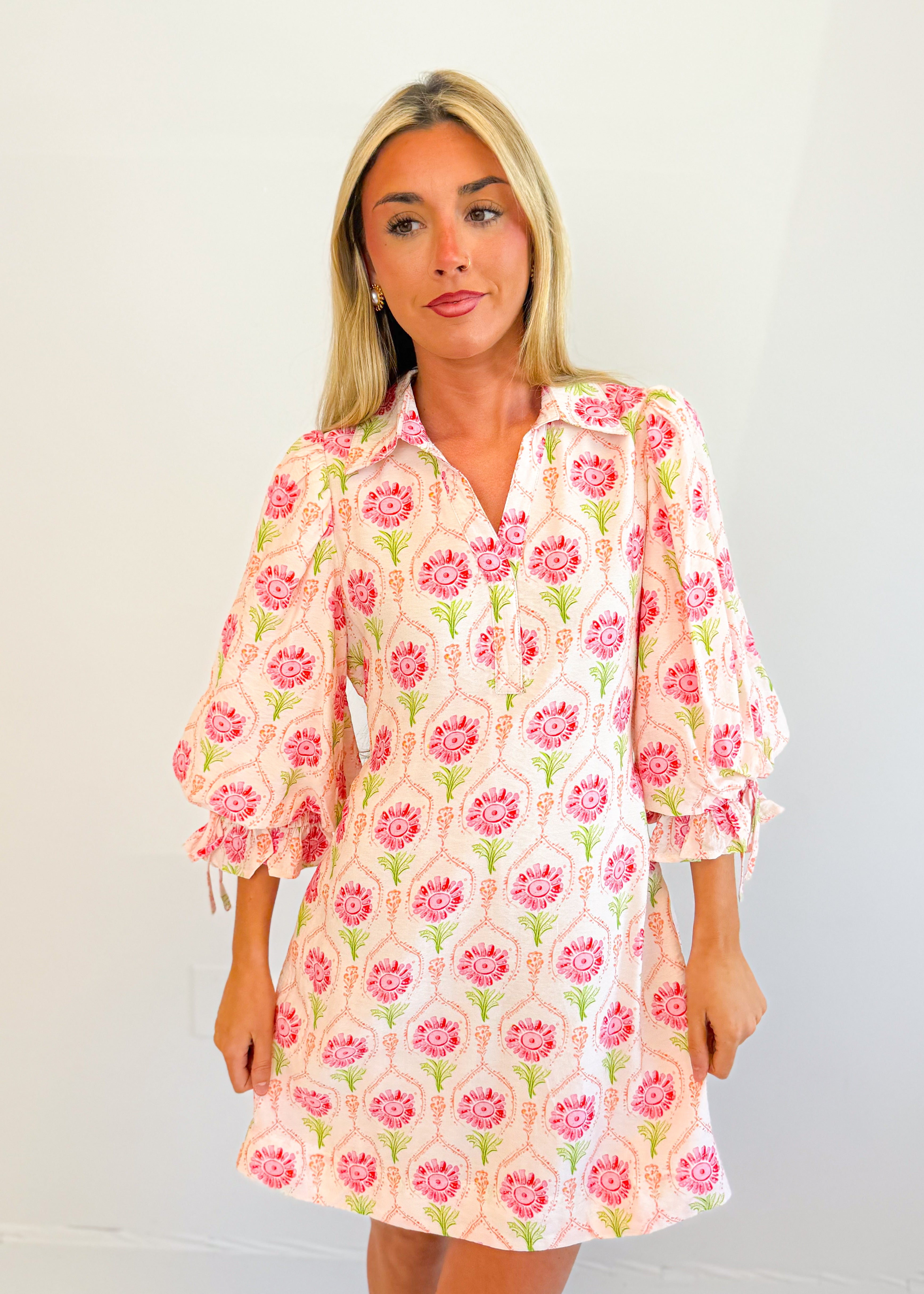 Naomi Relaxed Sleeve Mini Dress