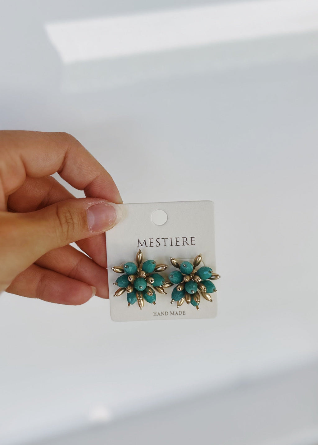 Camila Beaded Bloom Earrings
