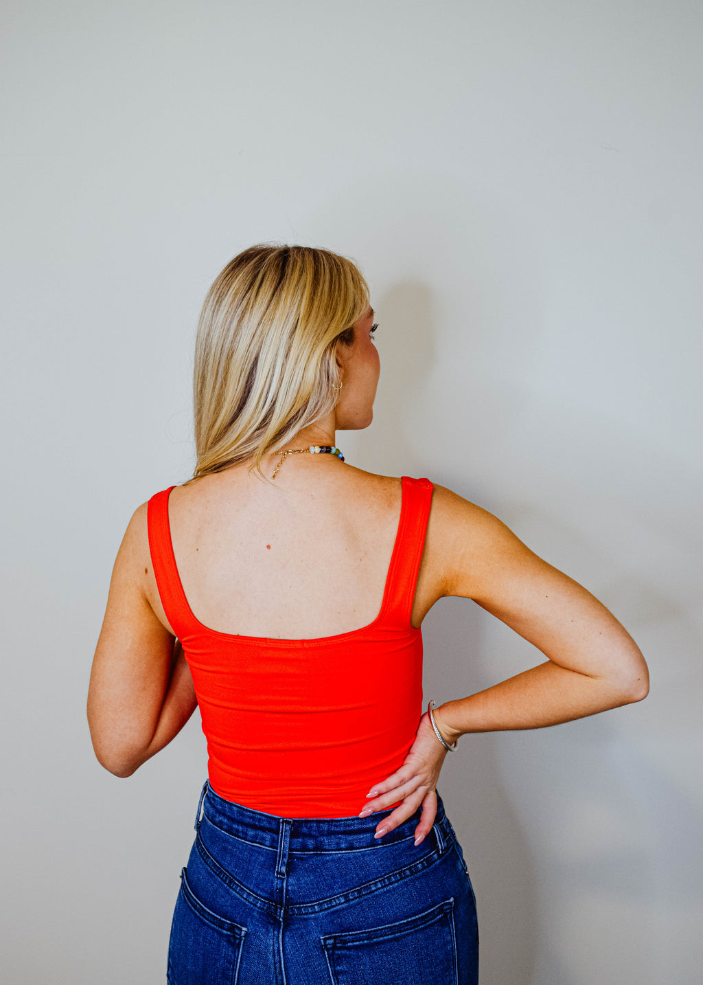 Danica Square-Neck Bodysuit