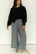 Gracelyn Gingham Crop Pants