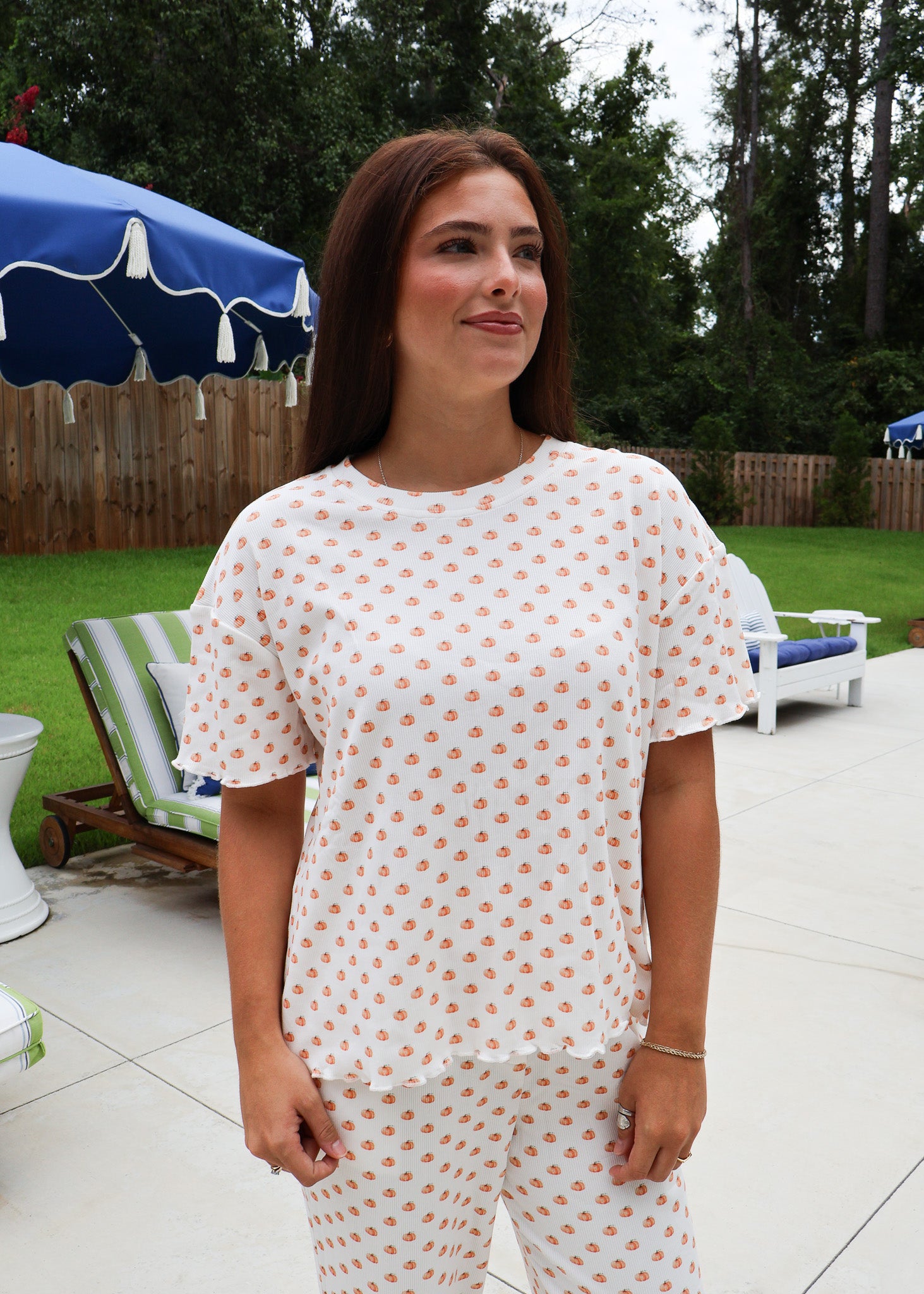 Pumpkin Pajama Top