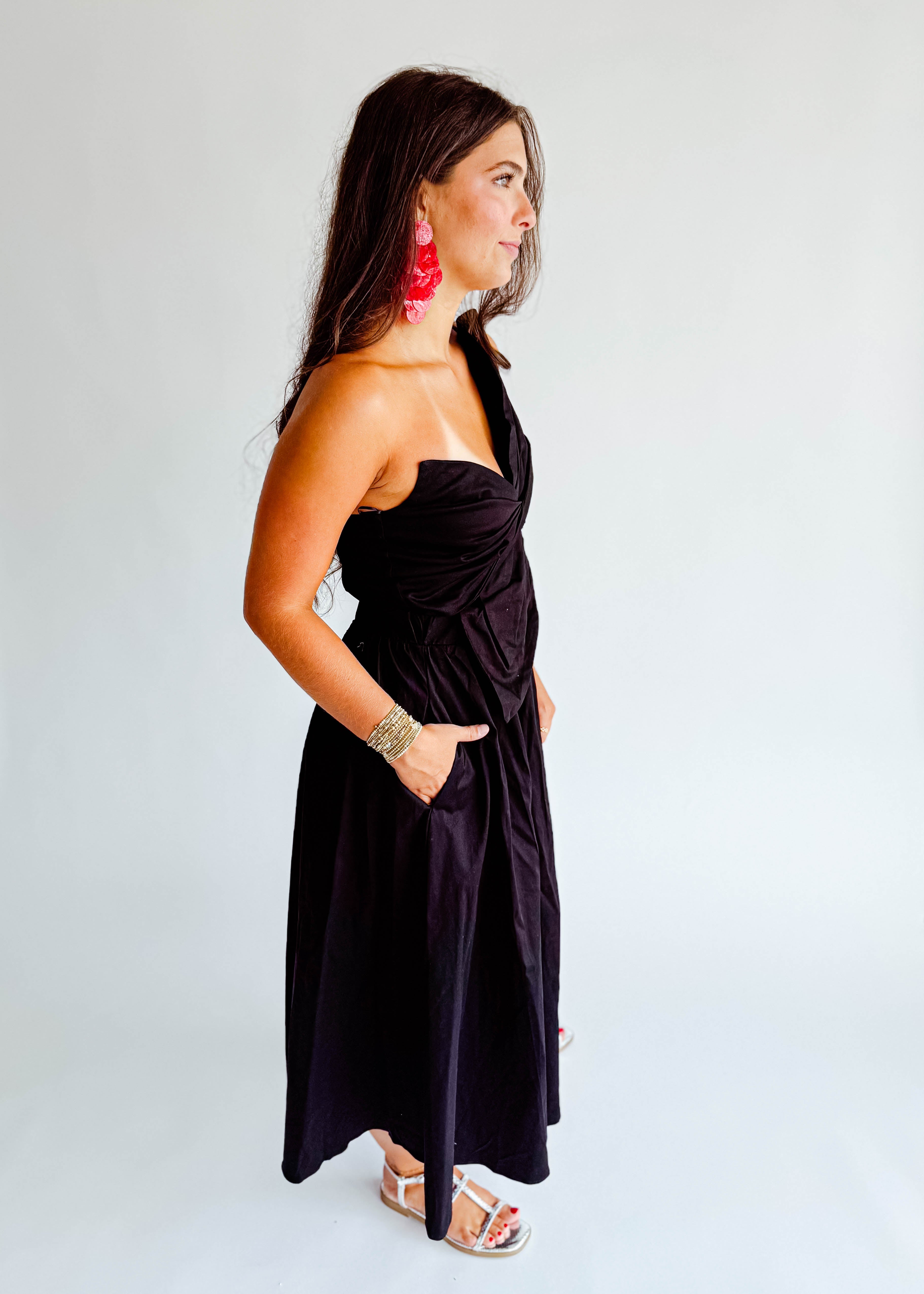 Vivica One-Shoulder Cutout Dress