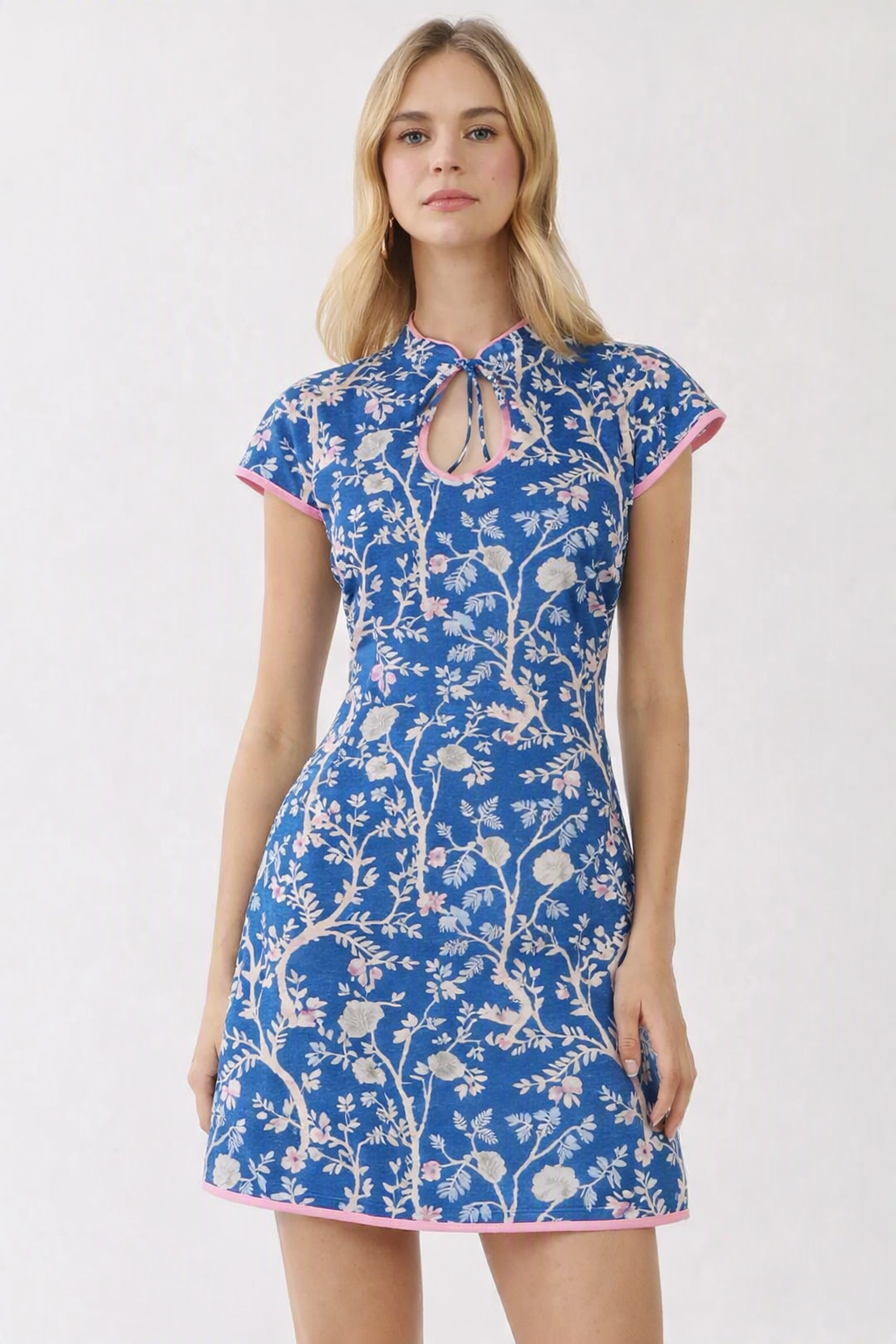 Faye Keyhole Mini Dress