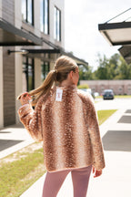 Fawn Fuzzy Quarter Zip