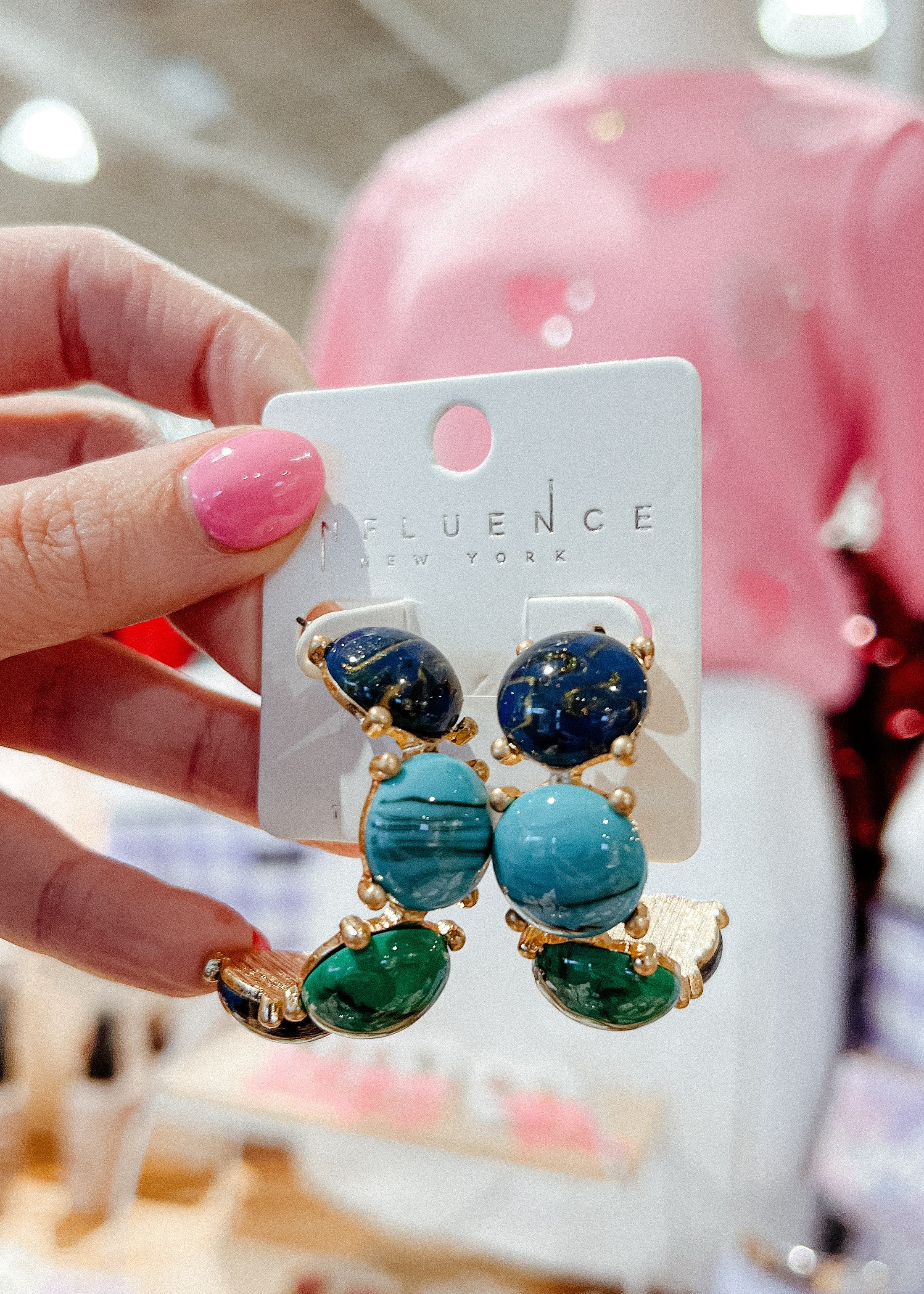 Vintage Four Stone Hoop