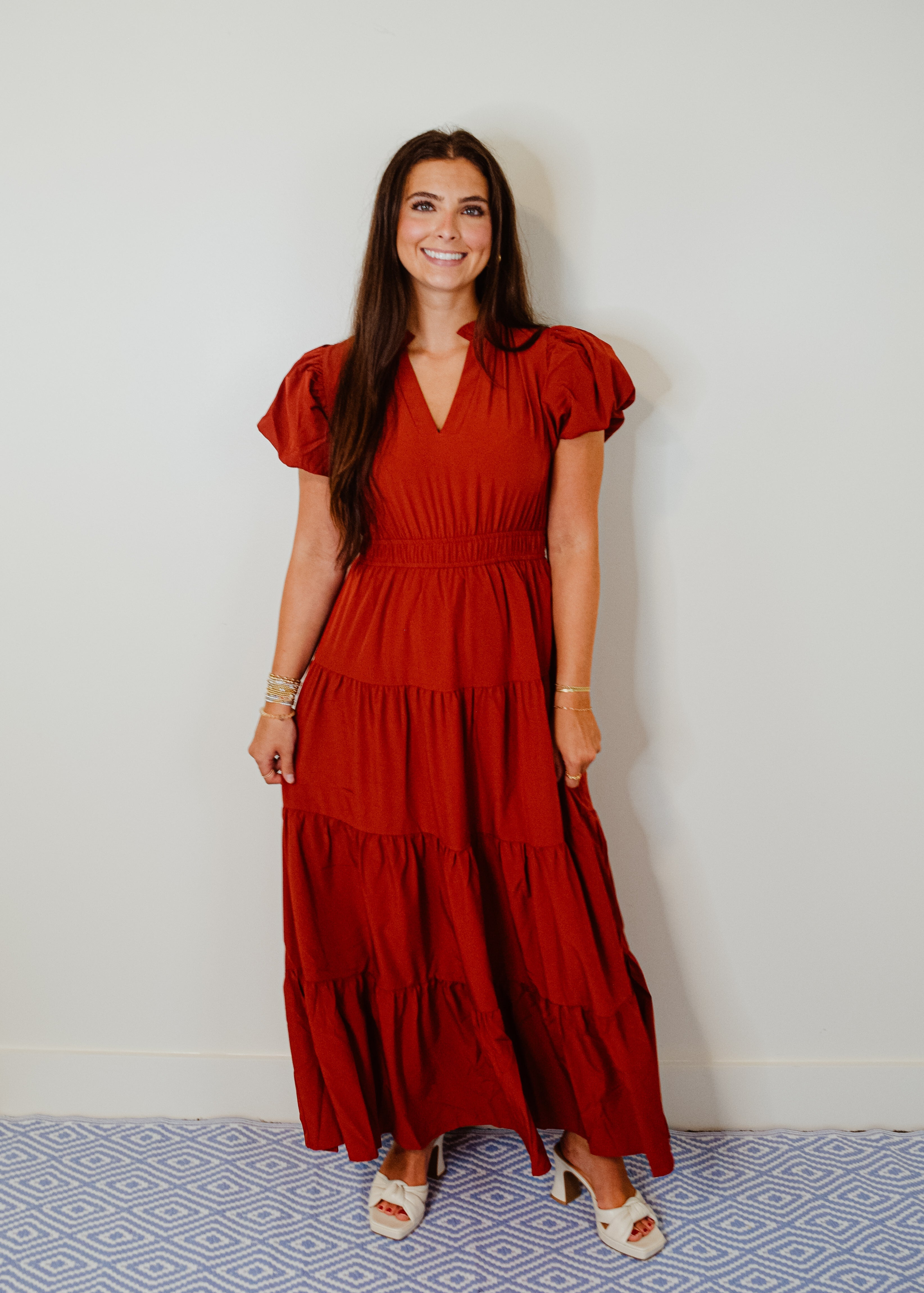 Amelia Tiered Maxi Dress – The Swank Company