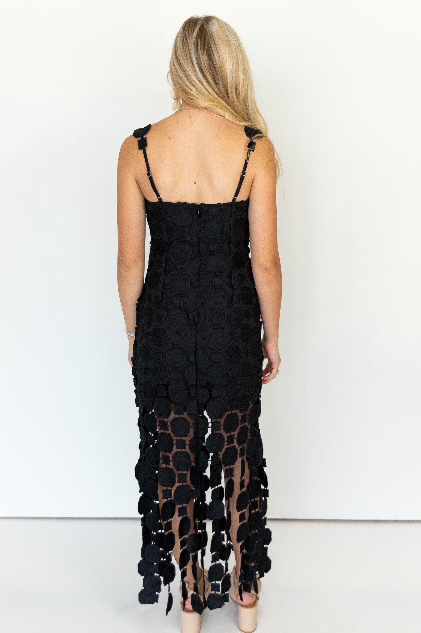Anniston Textured Midi Dress