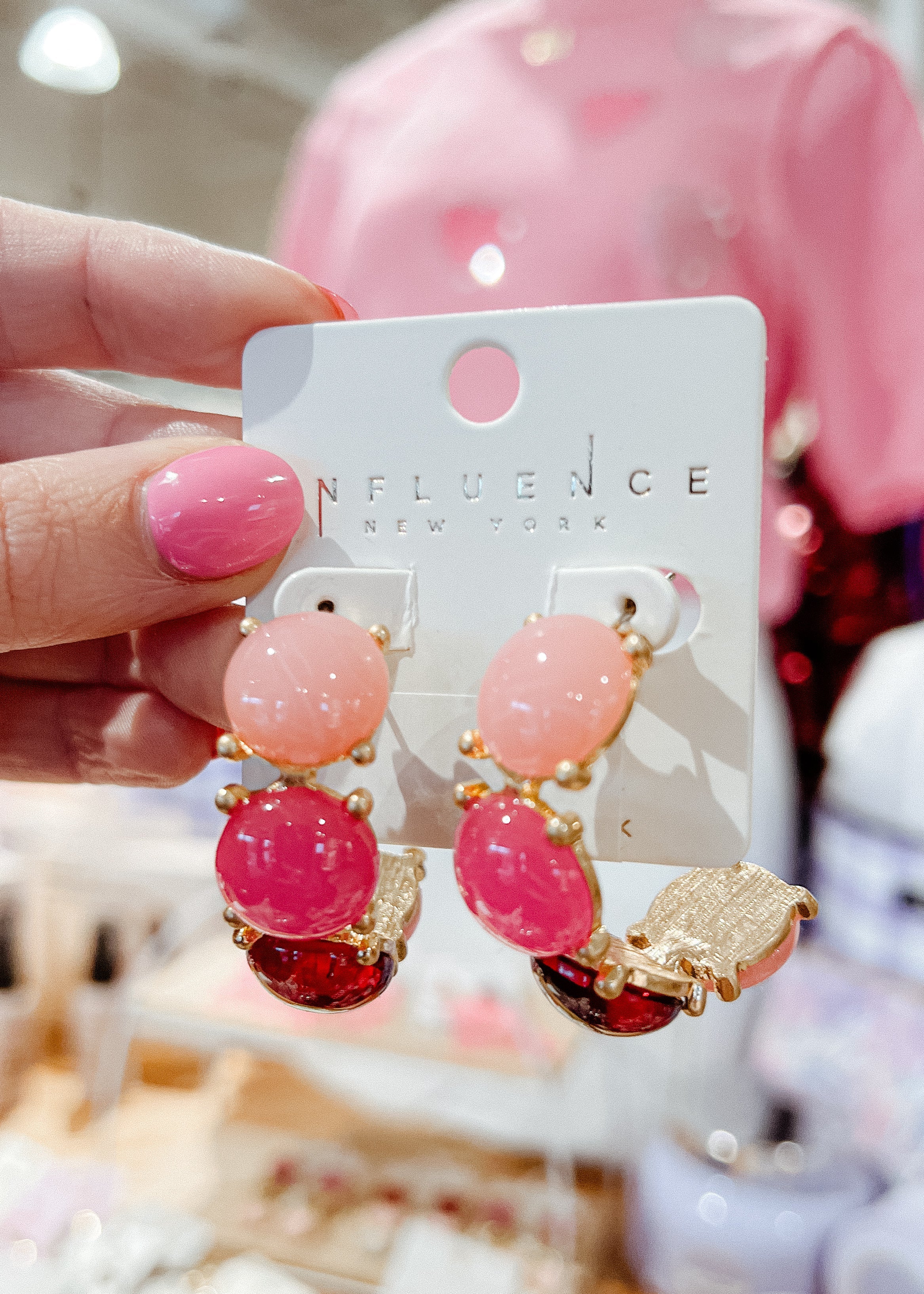 Vintage Four Stone Hoop