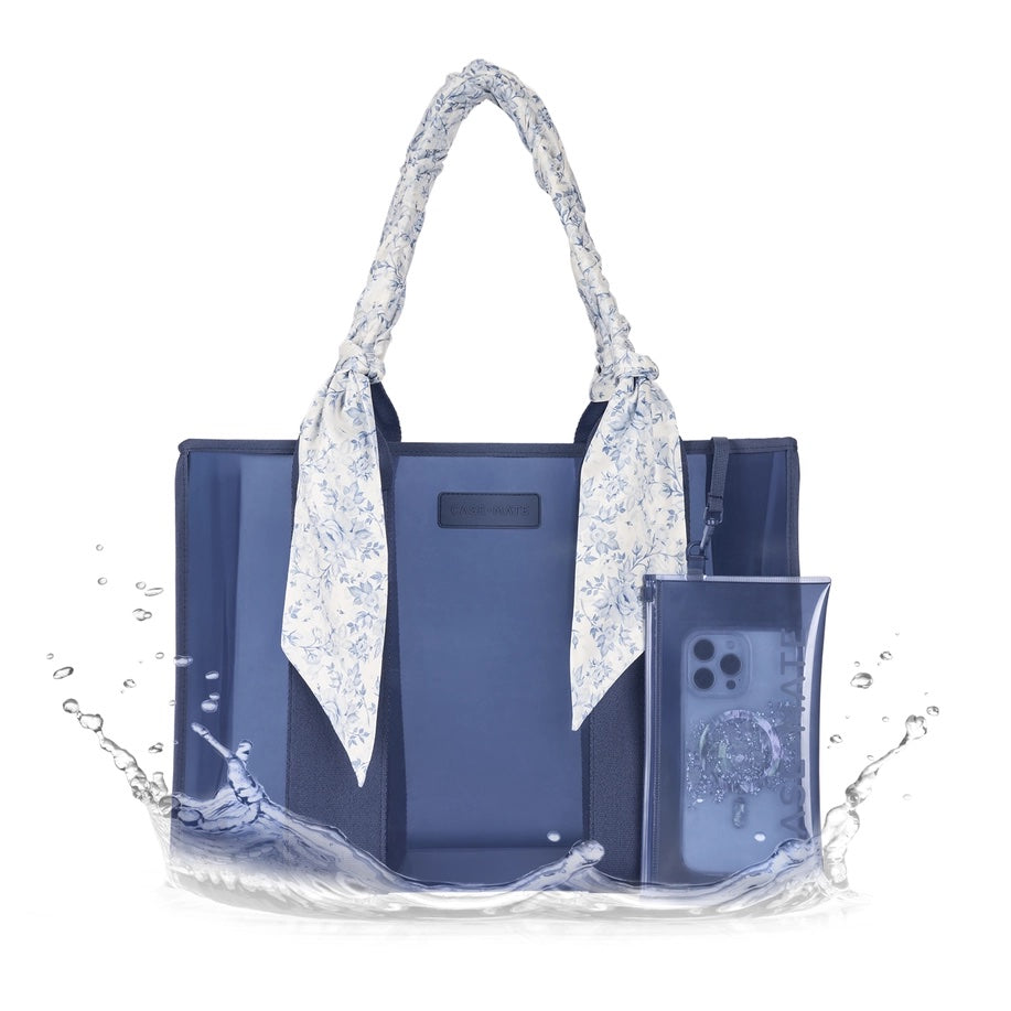 Celeste Navy Twilly Jelly Tote Bag