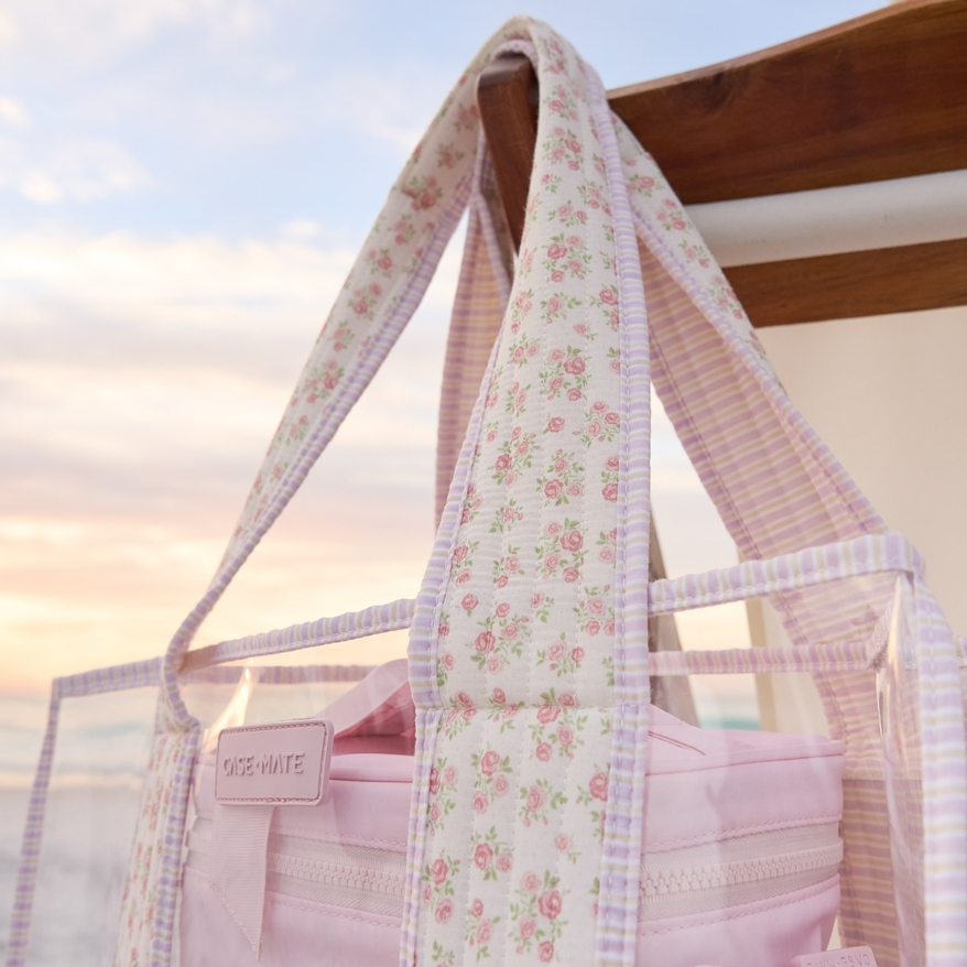 Rosabelle Quilted Ditsy Floral Jelly Tote Bag