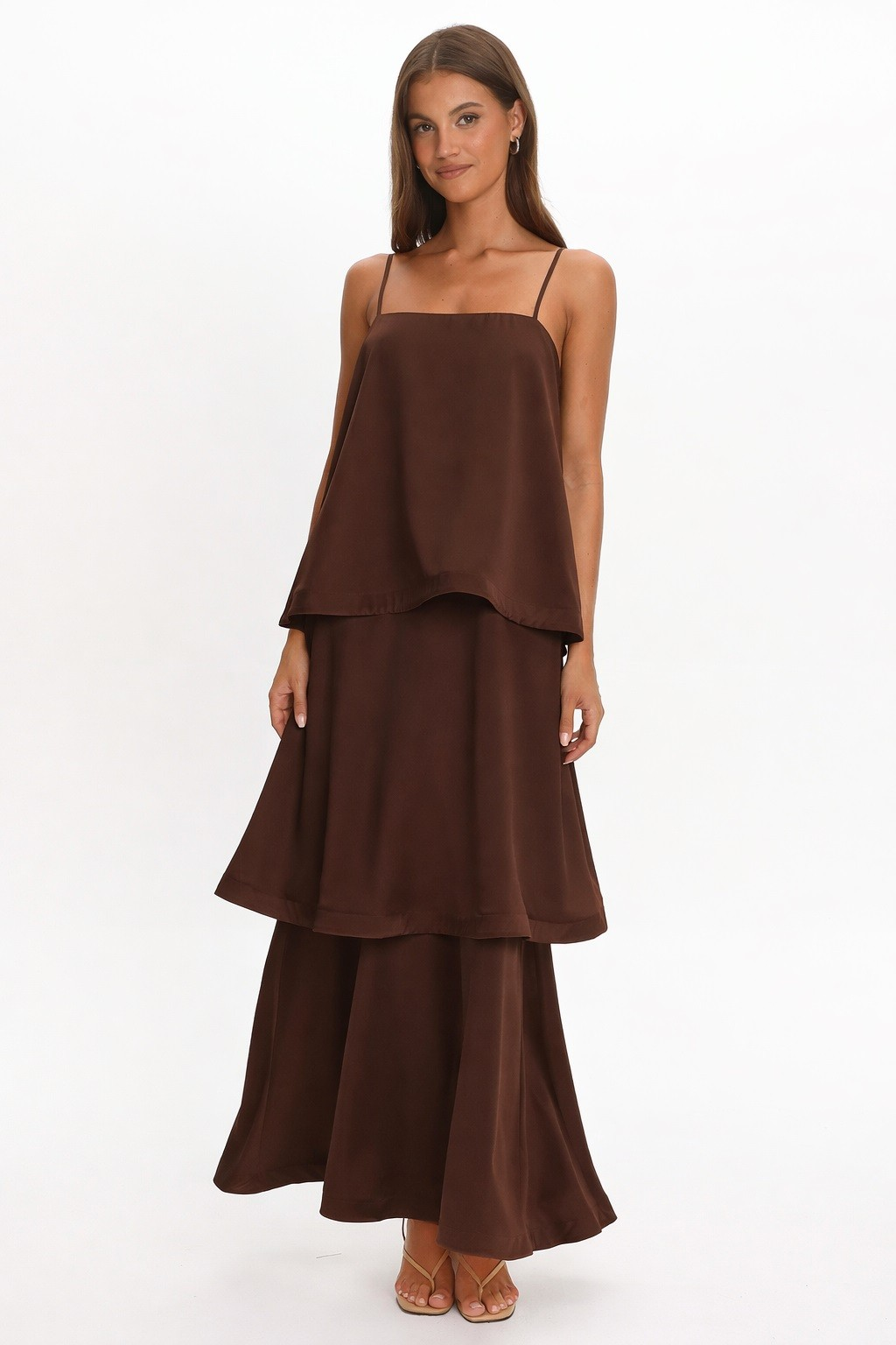 Collins Layered Flowy Maxi Dress